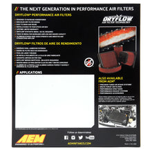 Load image into Gallery viewer, AEM 16-18 Acura ILX L4-2.4L F/l DryFlow Air Filter