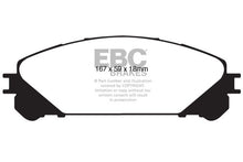 Load image into Gallery viewer, EBC 10+ Lexus RX350 3.5 (Japan) Extra Duty Front Brake Pads