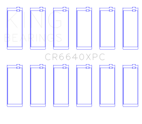 King Engine Bearings BMW M20 & M50 2.0L/2.5L/2.7L Coated Performance Rod Bearing Set