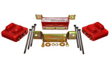 Energy Suspension 88-94 GM Blazer 4WD K Series Red Motor and Transmission Mounts; Zinc Finish